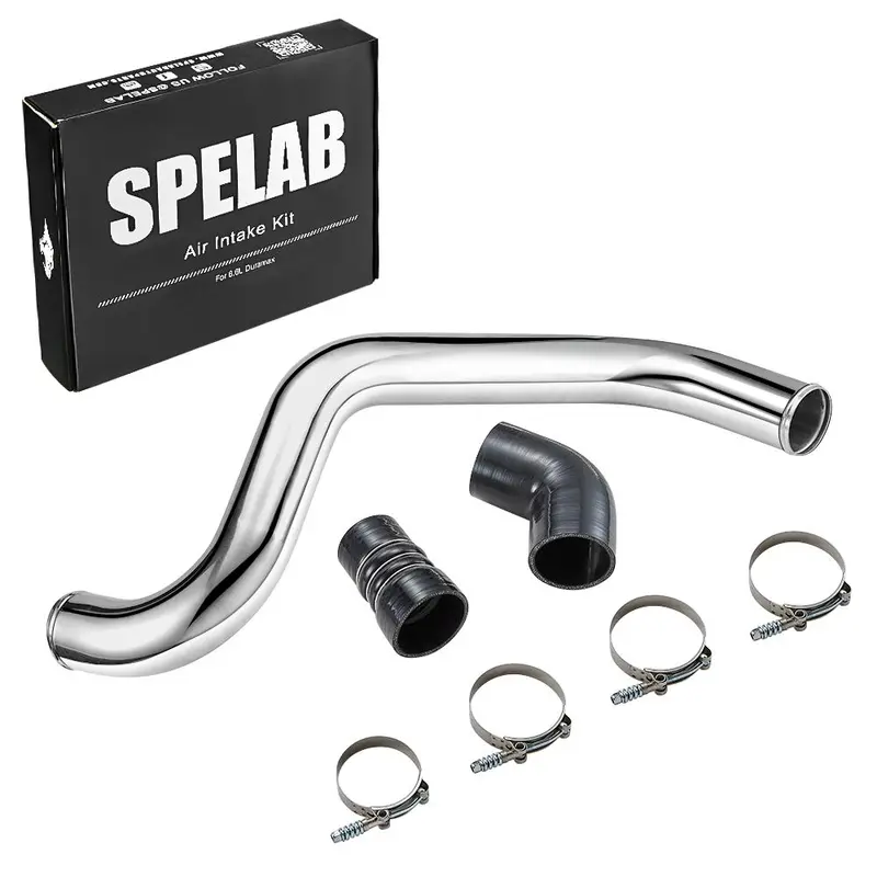 Spelab Hot Side Intercooler Pipe Kit For 2004.5-2010 6.6 Lly Lbz Lmm Duramax Diesel 1