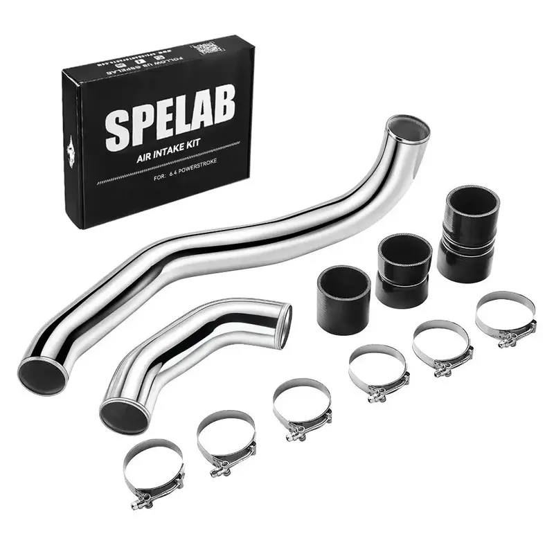 Spelab Intercooler Pipe Kit For 2008-2010 6.4 Powerstroke Diesel Ford F250 F350 F450 F550 1