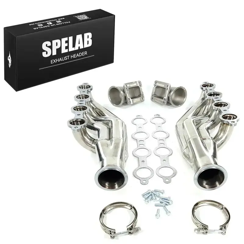 Spelab Ls Turbo Exhaust Manifold&Headers For Lsx, Ls1, Ls2, Ls3, Ls6 (1 3/4"Primaries) 1