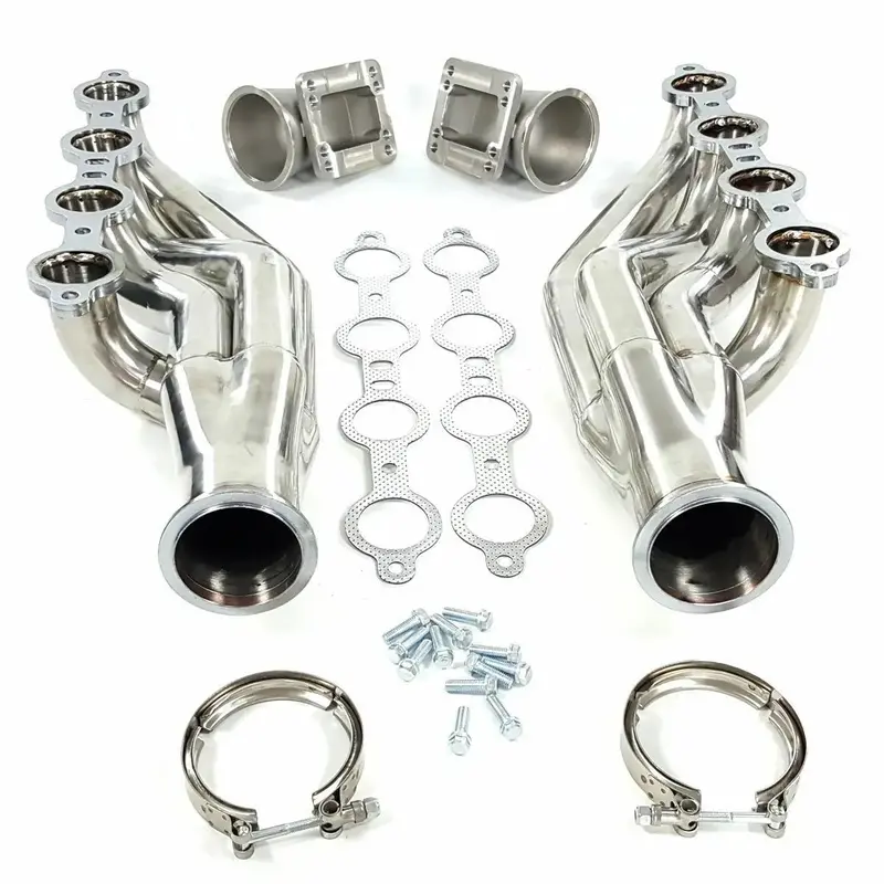 Spelab Ls Turbo Exhaust Manifold&Headers For Lsx, Ls1, Ls2, Ls3, Ls6 (1 3/4"Primaries) 2