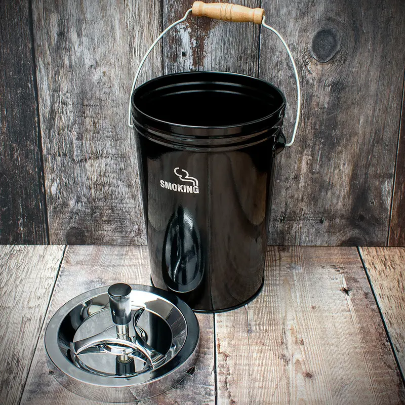 Spinner Ashtray - Black Bucket 2