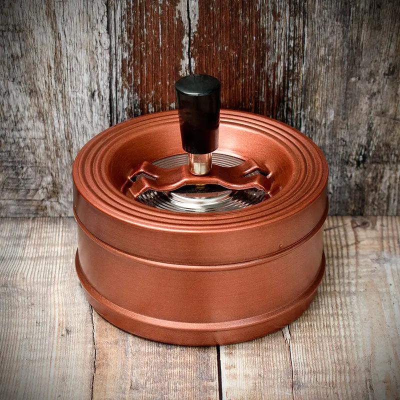 Spinner Ashtray - Copper Finish 12Mm 1
