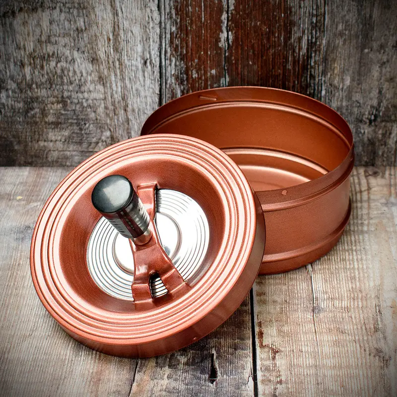Spinner Ashtray - Copper Finish 12Mm 2