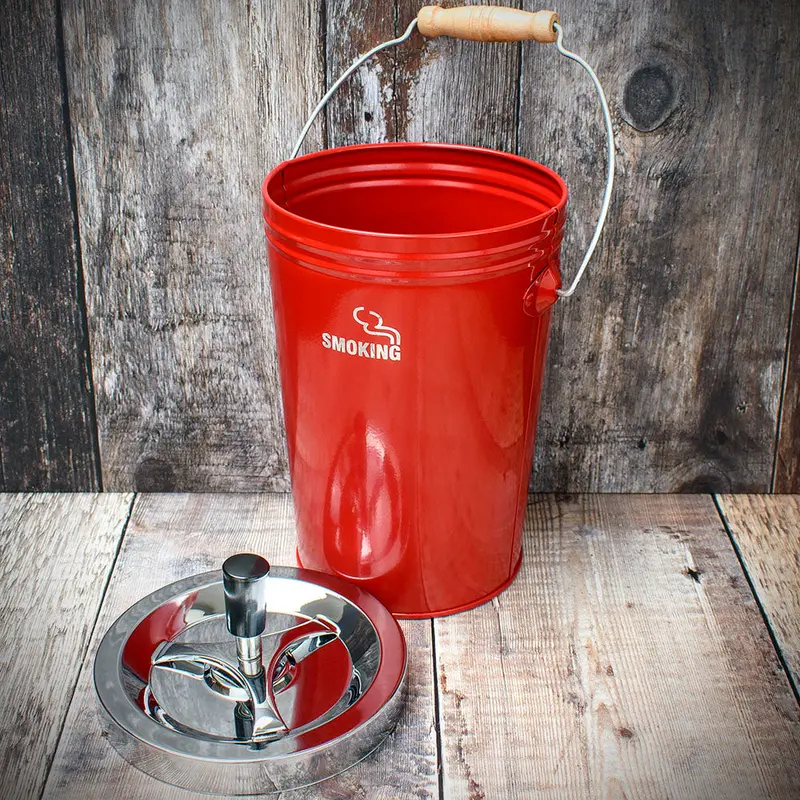 Spinner Ashtray - Red Bucket 2