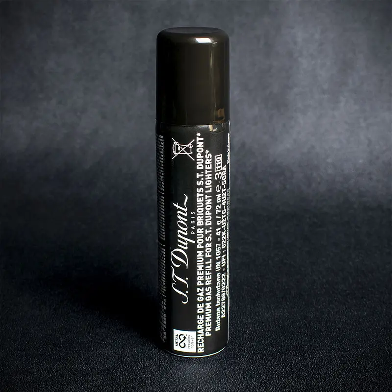 St Dupont Butane Gas Refill Black  - 72Ml 1