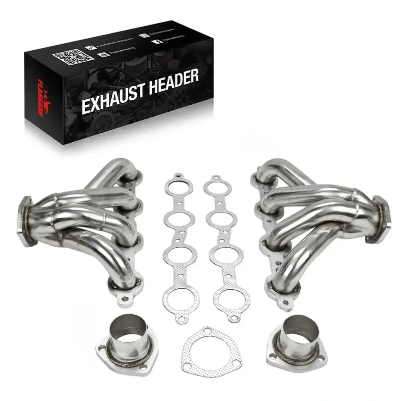 Stainless Steel Block Hugger Ls Swap Exhaust Headers For 1923-1967 Chevrolet Small Block (Ls1/Lsx, 350 Compatible) 1