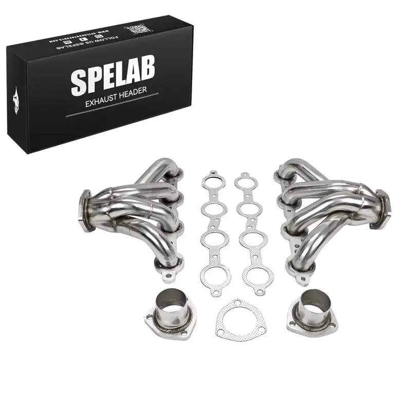 Stainless Steel Block Hugger Ls Swap Exhaust Headers For 1923-1967 Chevrolet Small Block (Ls1/Lsx, 350 Compatible) 3