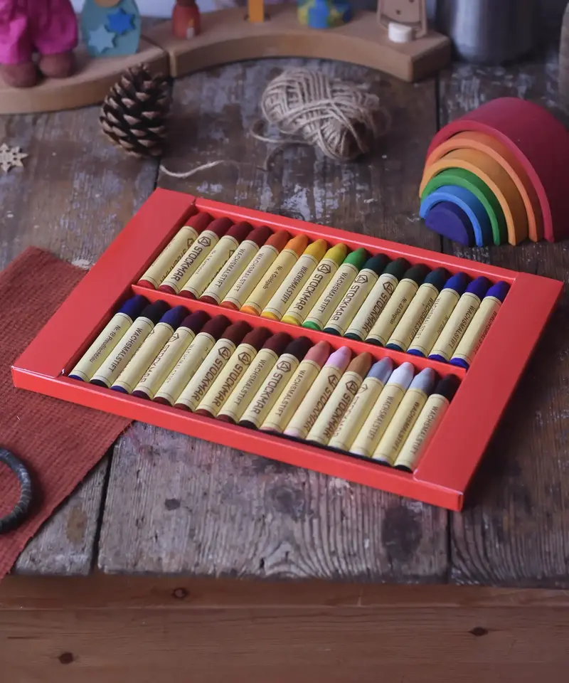 Stockmar 32 Wax Stick Crayons 1