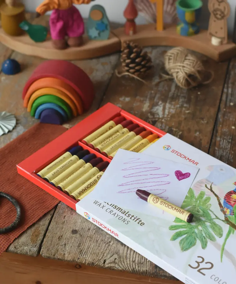 Stockmar 32 Wax Stick Crayons 2