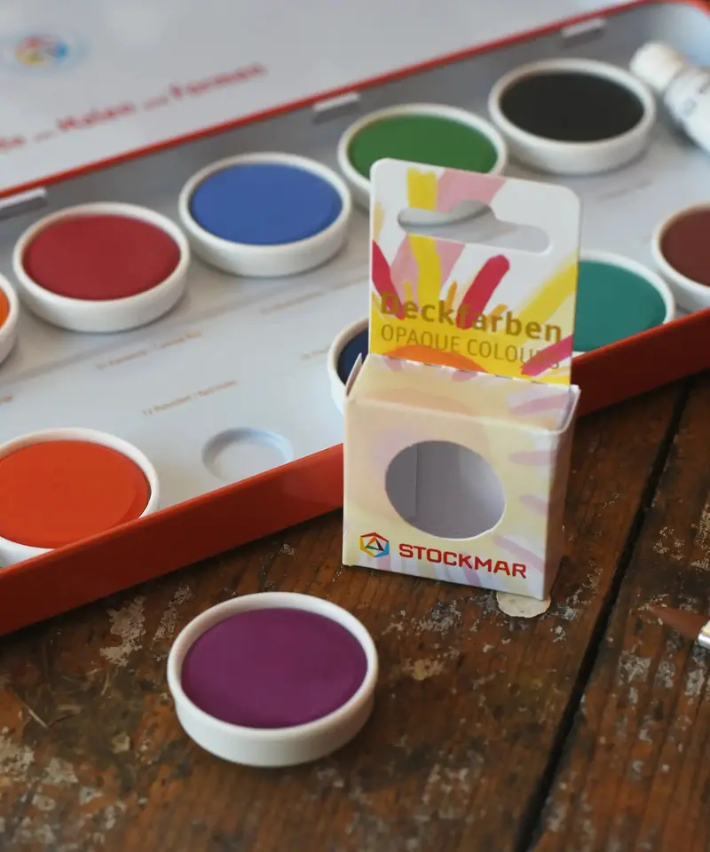 Stockmar Opaque Watercolour Paint Replacement Pans 2