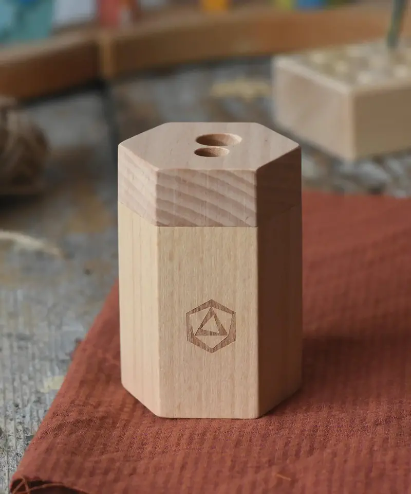 Stockmar Wooden Dual Pencil Sharpener 1