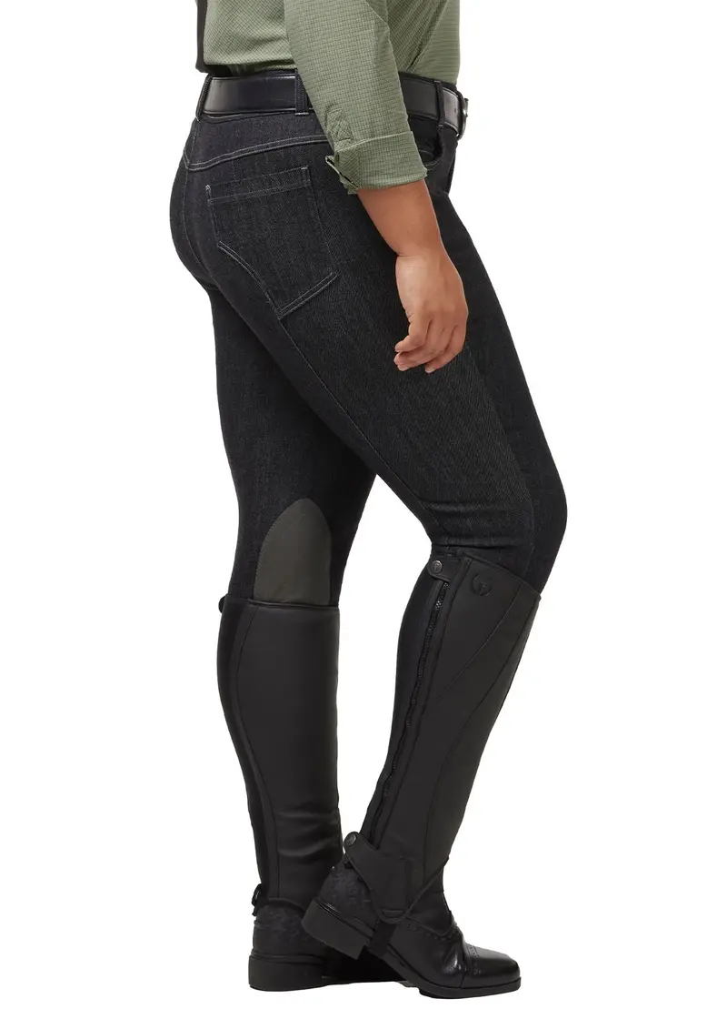 Stretch Denim Knee Patch Riding Breech 10