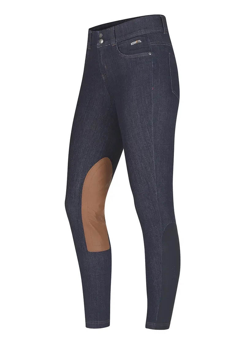 Stretch Denim Knee Patch Riding Breech 7