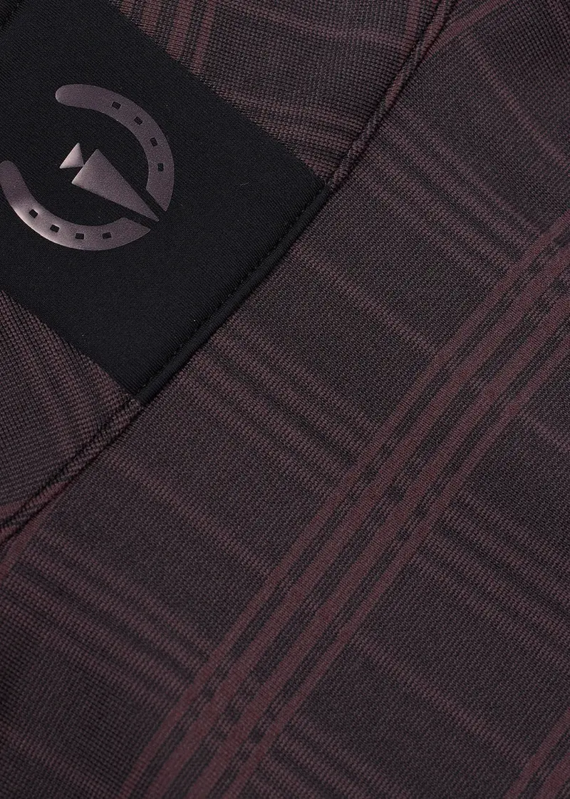 Stretch Plaid Quarter Zip Top 11