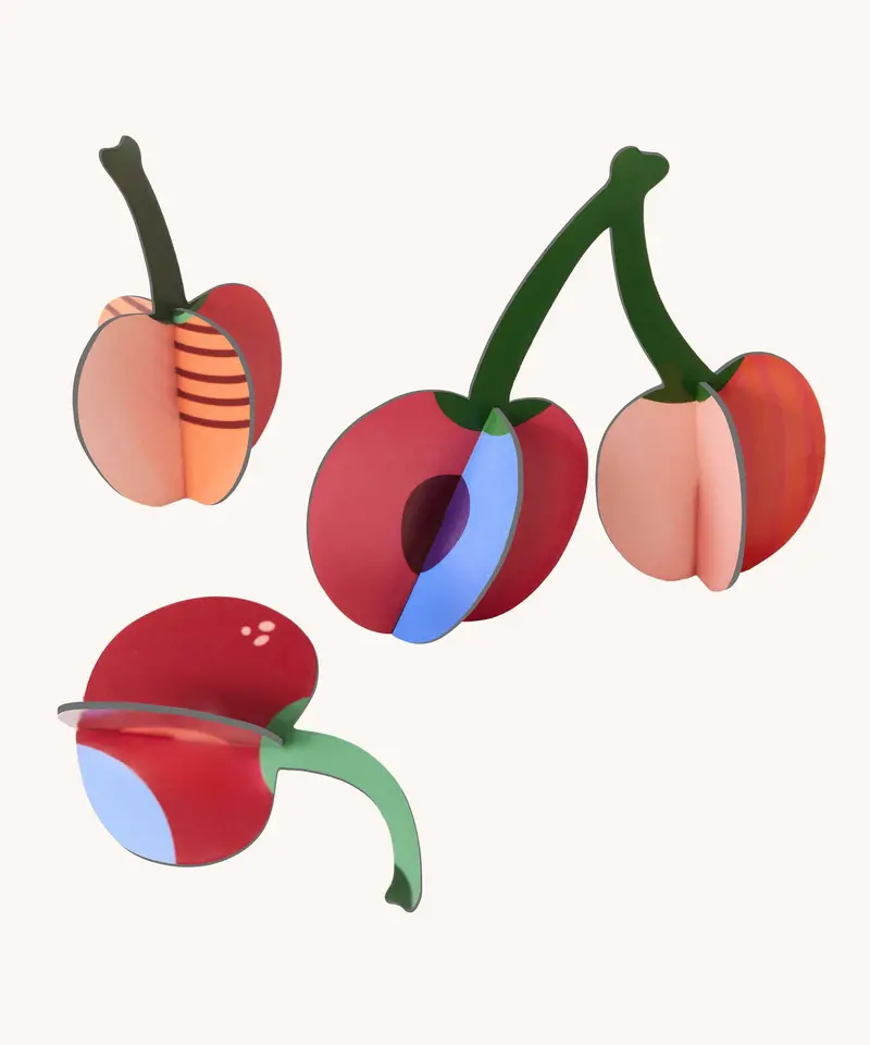 Studio Roof 3D Pop Out Card - Cherries 2