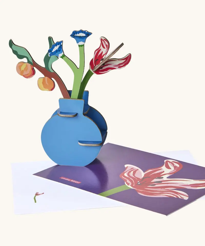 Studio Roof 3D Pop Out Card - Dutch Masters Bouquet 1