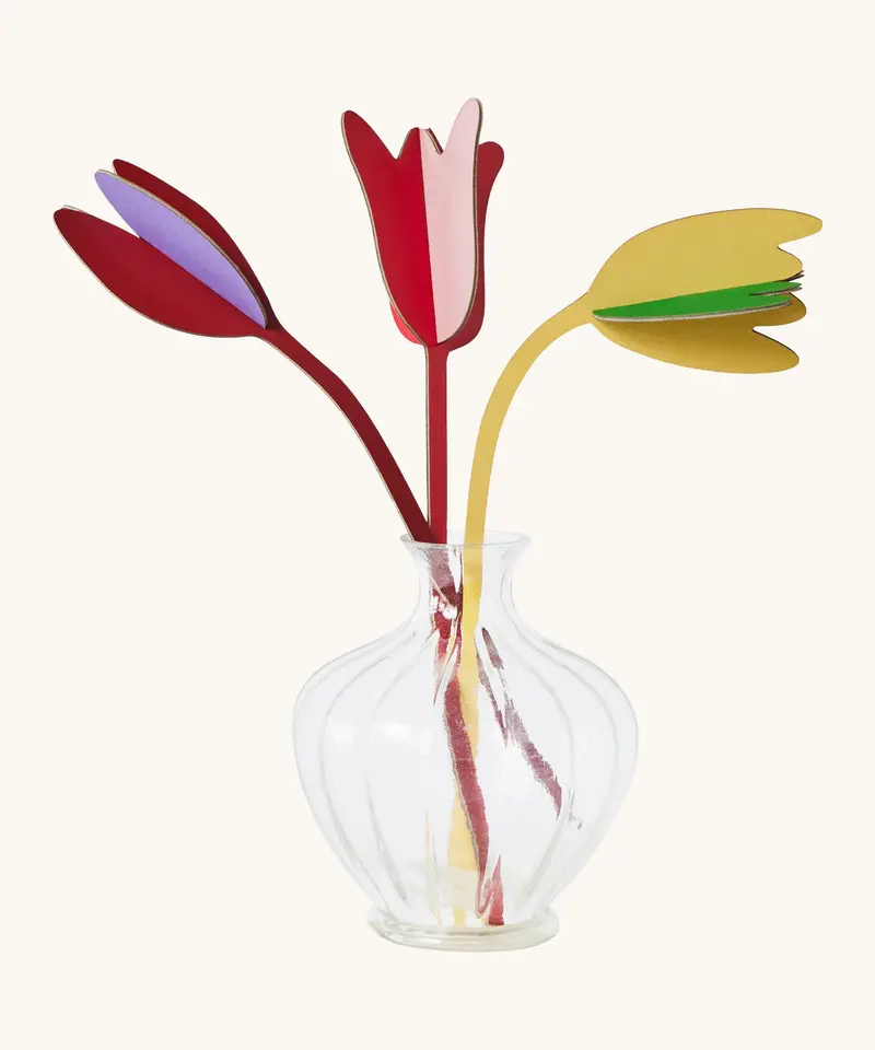 Studio Roof Cardboard Bouquet - Tulip Love 1