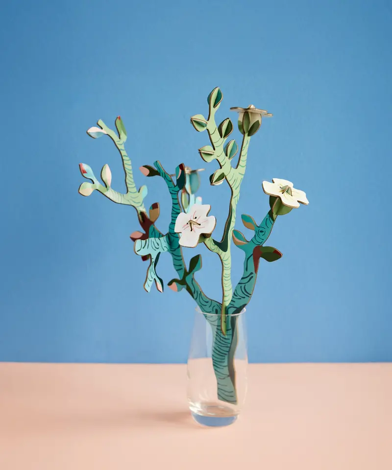 Studio Roof Cardboard Bouquet - Van Gogh Almond Blossom 2