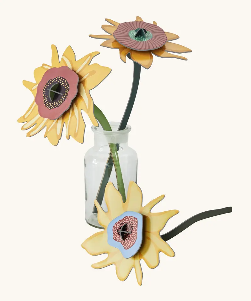 Studio Roof Cardboard Bouquet - Van Gogh Sunflowers 1