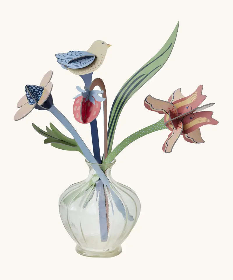 Studio Roof Cardboard Bouquet - William Morris 1