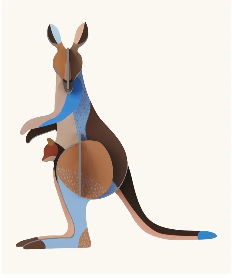 Studio Roof Cardboard Model - Kangaroo 1