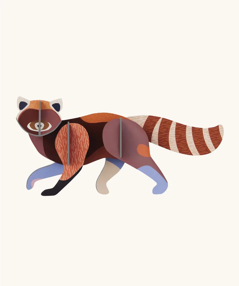 Studio Roof Cardboard Model - Red Panda 1