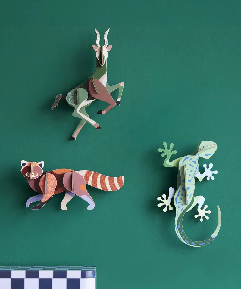 Studio Roof Cardboard Model - Red Panda 2