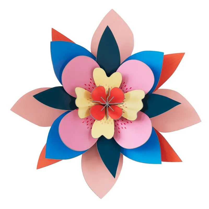 Studio Roof Dragonfruit Punch Flower Wall Art 1
