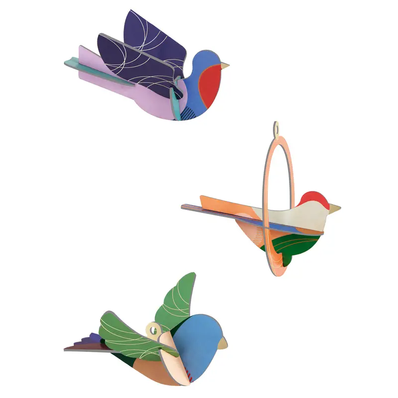 Studio Roof Hanging Calling Birds Decorations 1