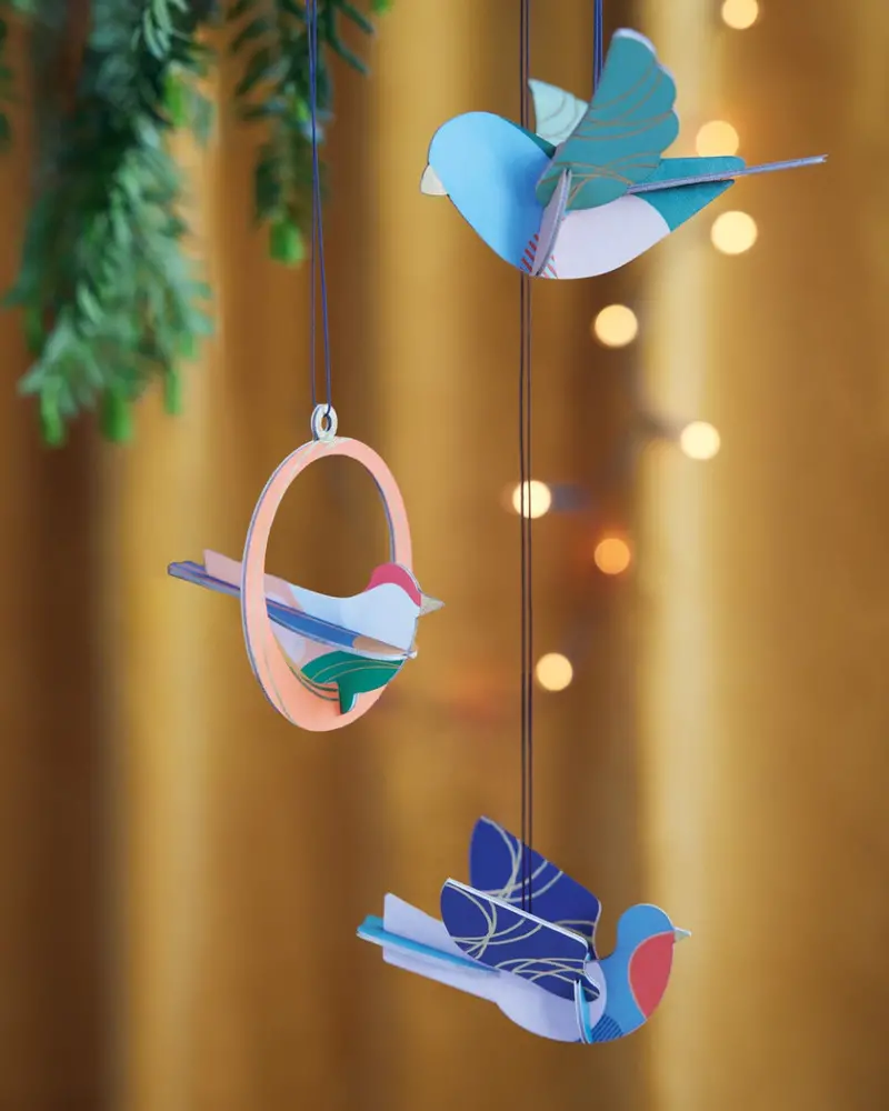 Studio Roof Hanging Calling Birds Decorations 2