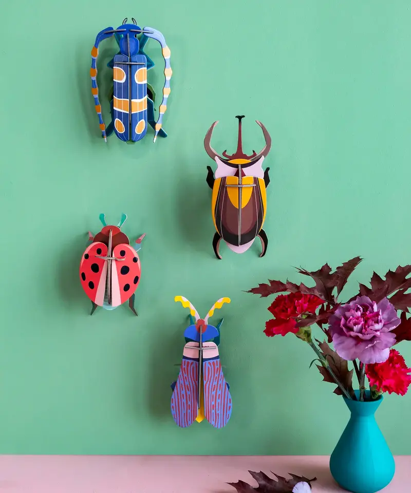 Studio Roof Ladybird 3D Cardboard Wall Art 2