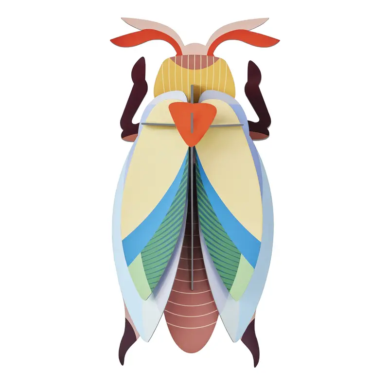 Studio Roof Lunar Jewel Beetle Cardboard Model 1
