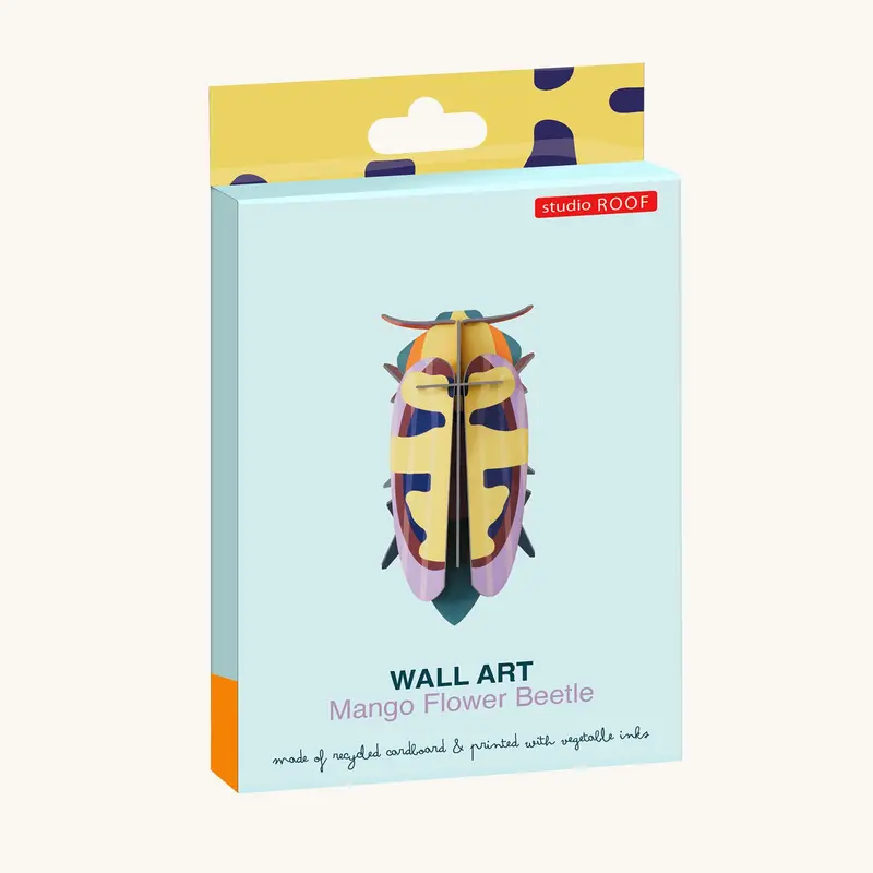 Studio Roof Mango Flower Beetle Cardboard Model 2