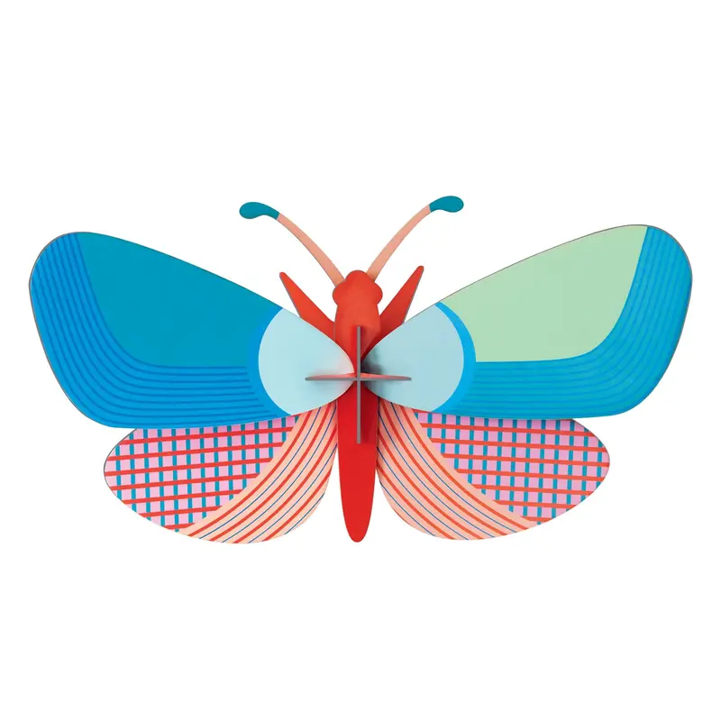 Studio Roof Medium Lily Butterfly Cardboard Model 1