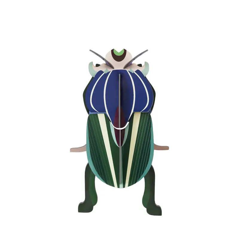 Studio Roof Mimela Scarab Beetle Cardboard Model 1