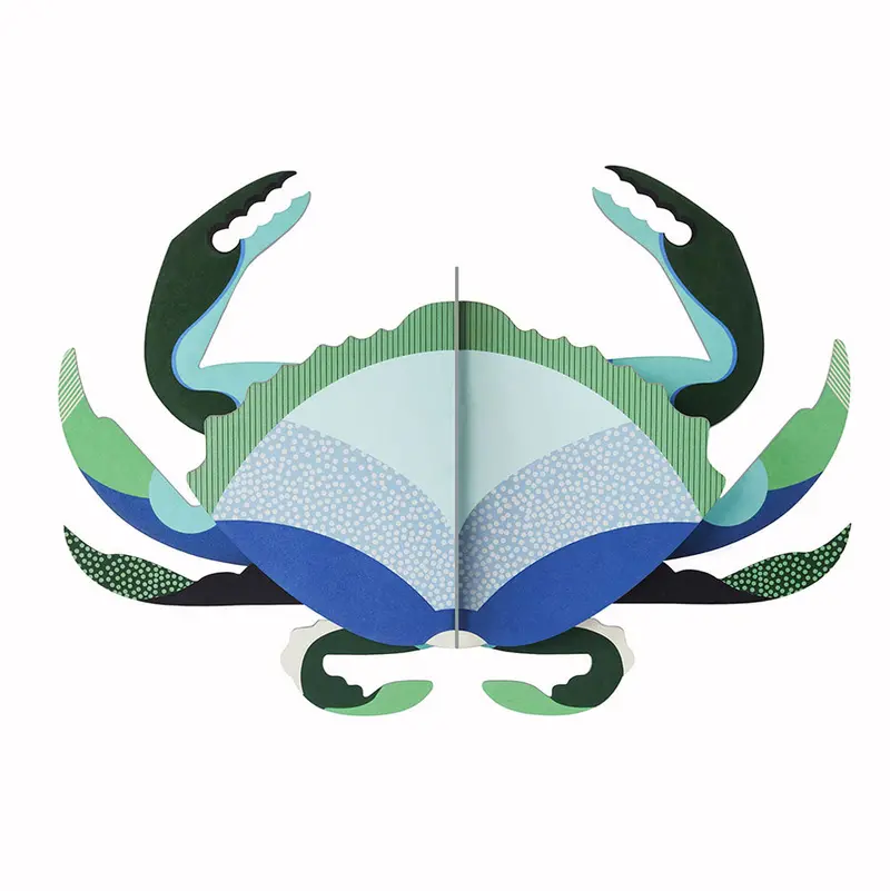 Studio Roof Sea Creatures - Aquamarine Crab 1