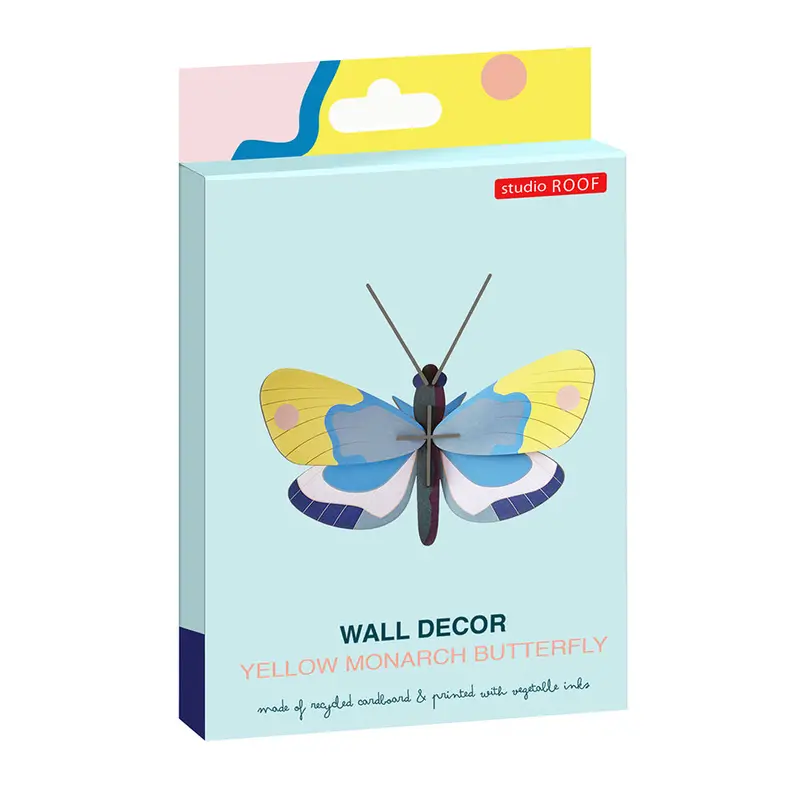 Studio Roof Yellow Monarch Butterfly 2