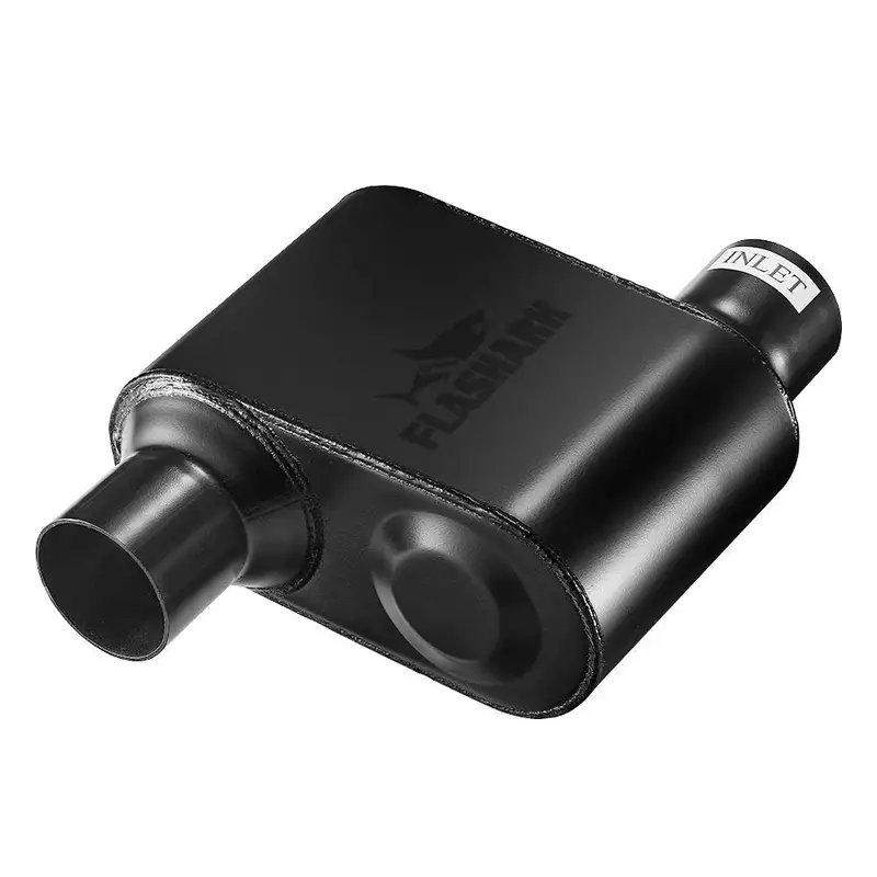 Super 10 Series 2.5 3.0 Inches Offset In Offset Out Exhaust Muffler | Flashark 2