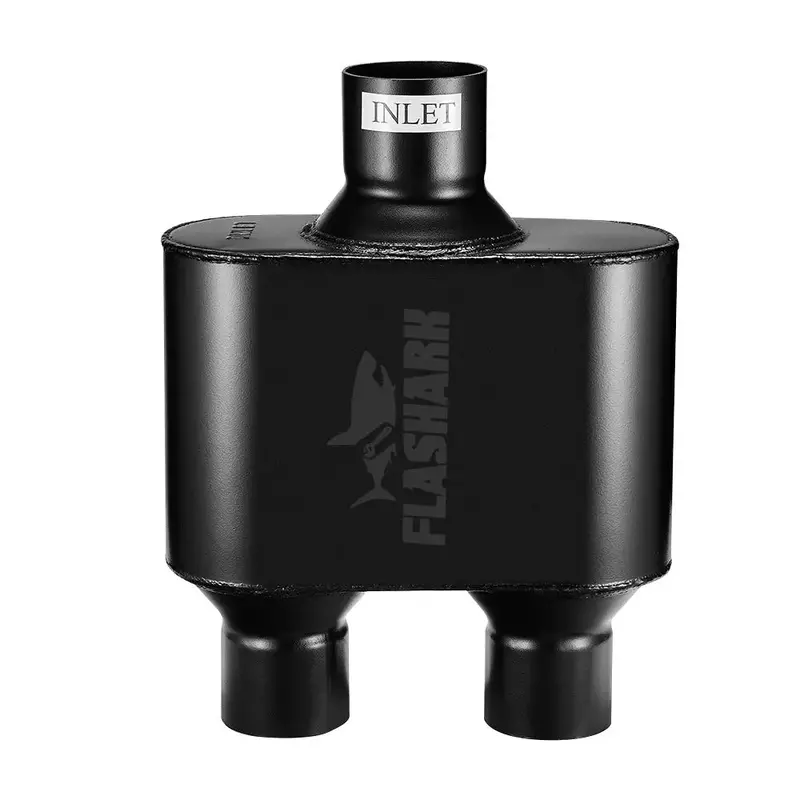 Super 10 Series Center In Dual Out Exhaust Muffler | Flashark 2