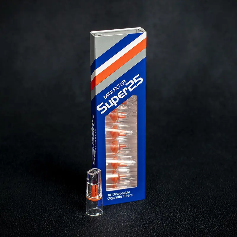 Super 25 Mini Cigarette Filter - Pack Of 10 1
