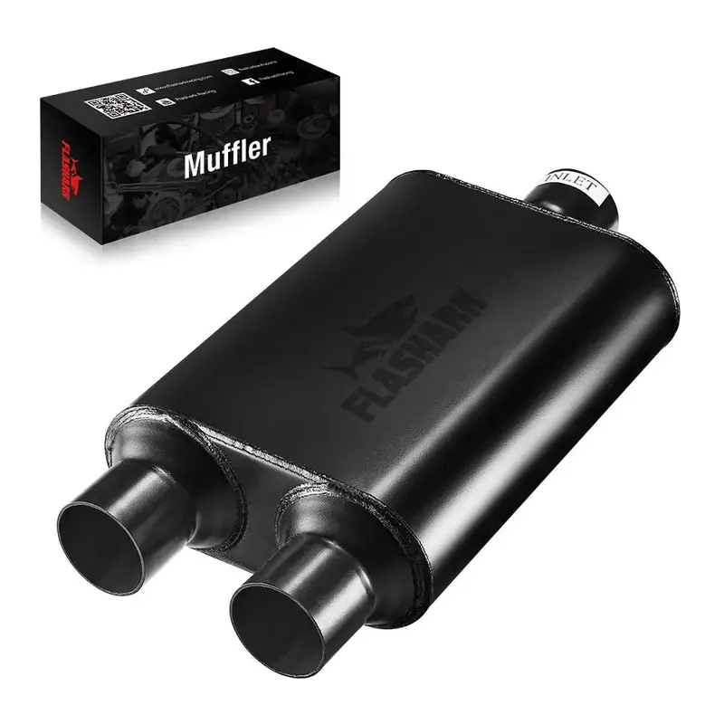 Super 44 Series Center In Dual Out Exhaust Muffler | Flashark 1