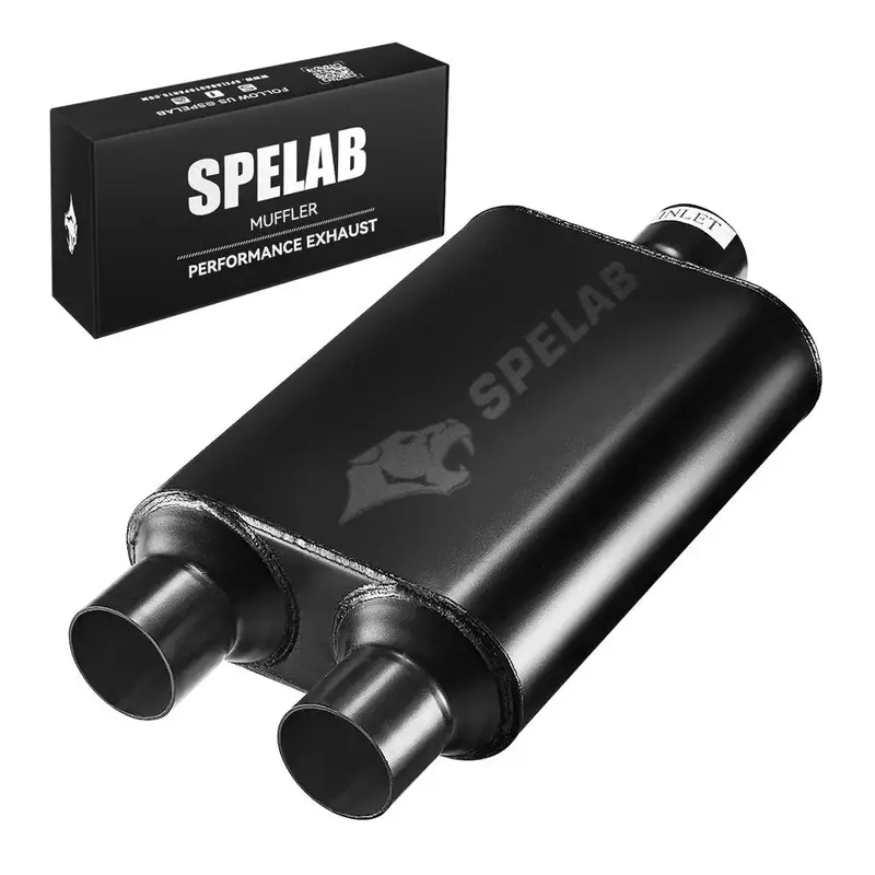 Super 44 Series Center In Dual Out Exhaust Muffler | Spelab 1