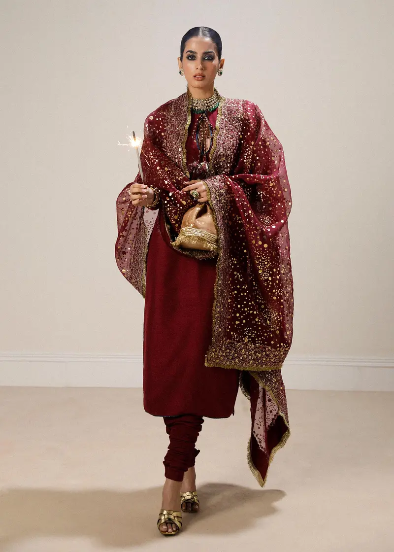 Surkh - Dupatta - Mix & Match 1