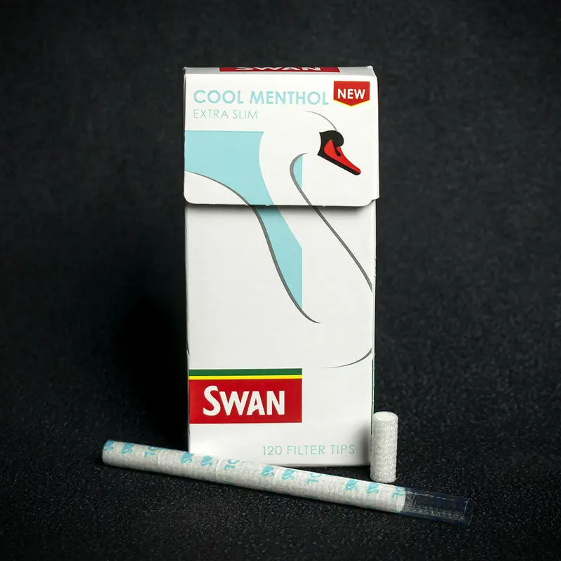 Swan Cool Menthol Extra Slim Filter Tips - 120 Pack 1