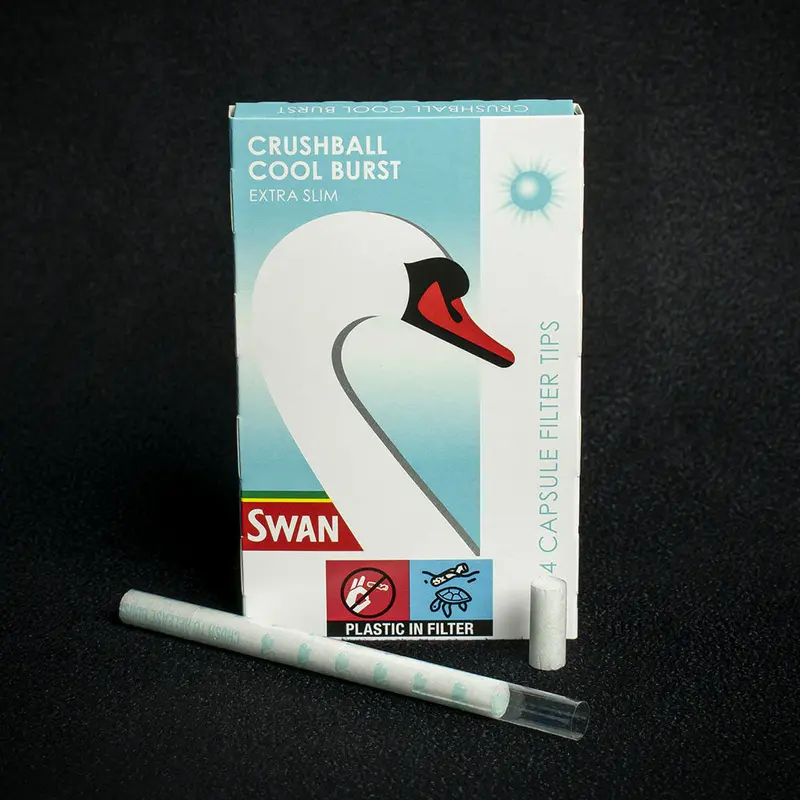 Swan Crushball Cool Burst Menthol Extra Slim Filter Tips - 54 Pack 1