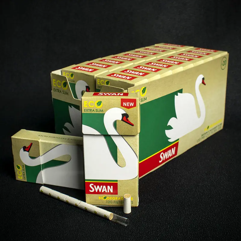 Swan Eco Extra Slim Filter Tips - 20 X 120 Packs (2400) 1