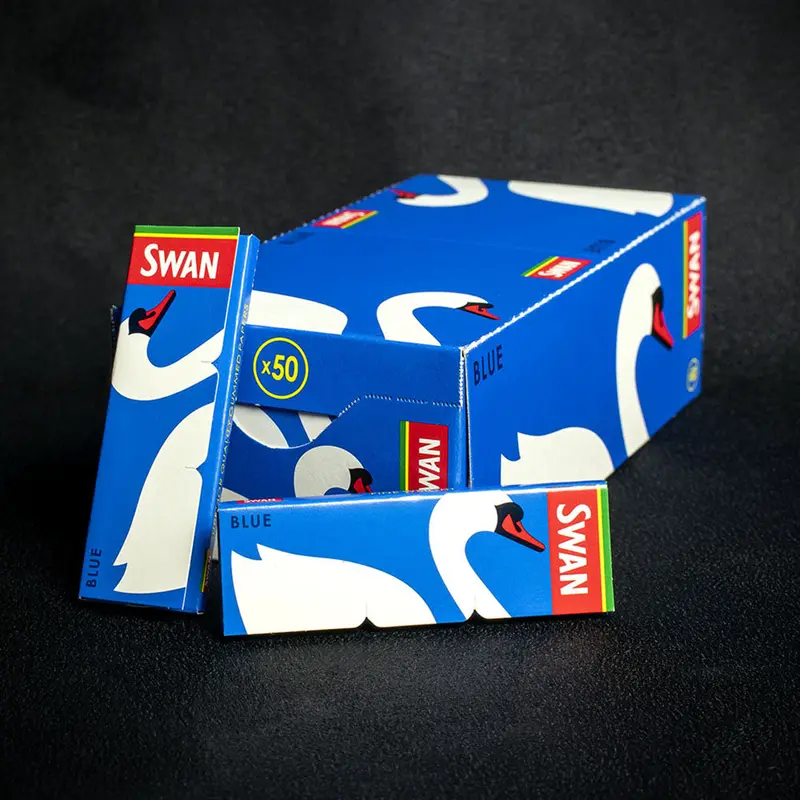 Swan Rolling Papers Regular Blue - Box Of 50 1
