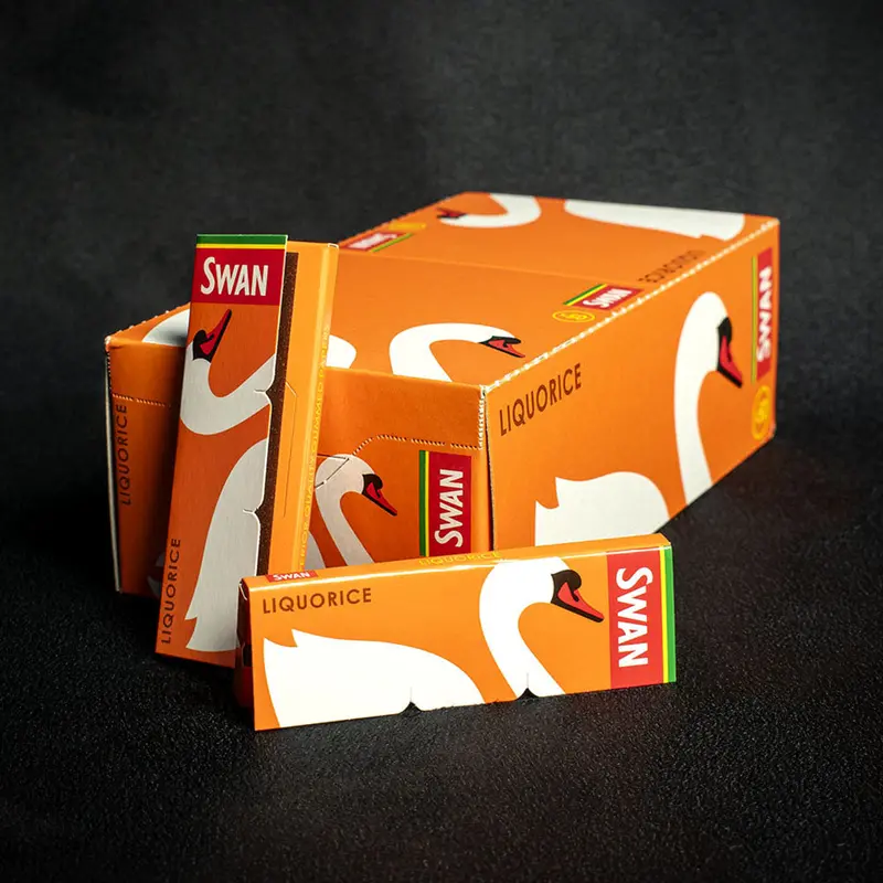 Swan Rolling Papers Regular Liquorice - Box Of 50 1