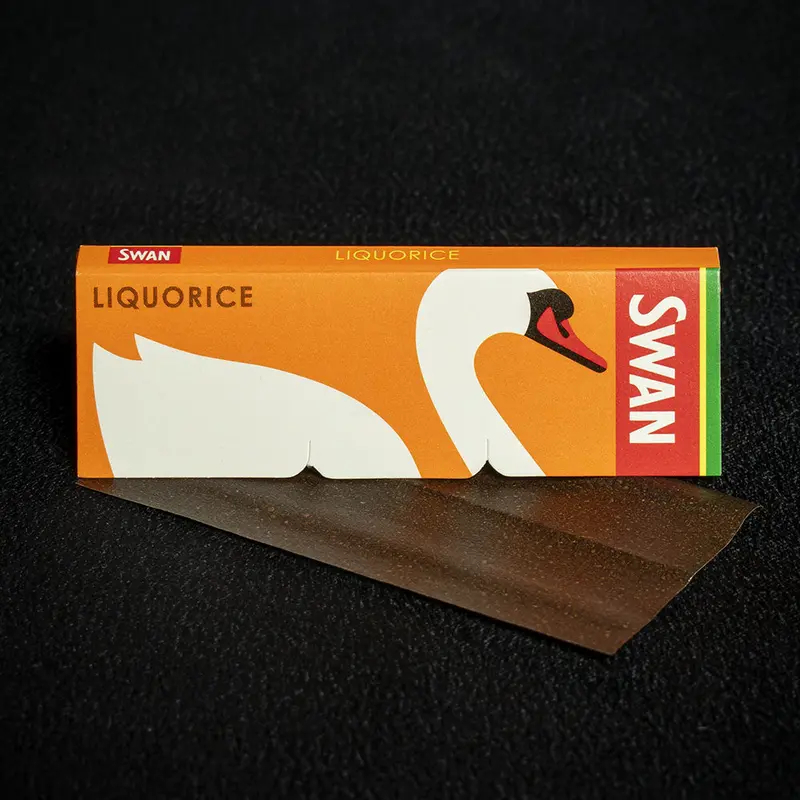 Swan Rolling Papers Regular Liquorice - Box Of 50 2