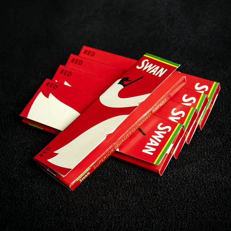 Swan Rolling Papers Regular Red - 5 Packs 1